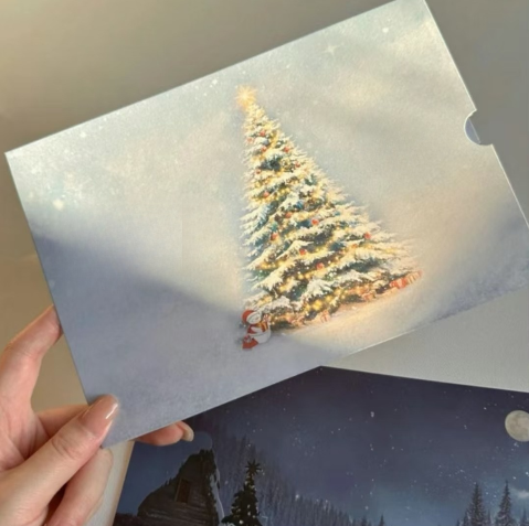 Temperature Changing Christmas Card